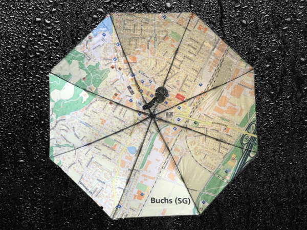 Rainmap folding umbrella Buchs SG
