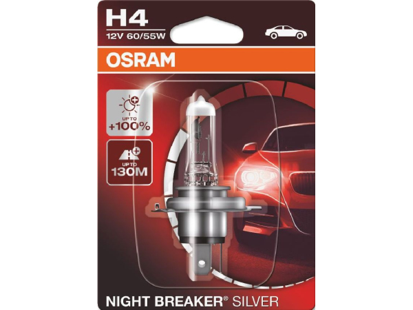  Night Breaker Silver H4 12V 60/55W P43t