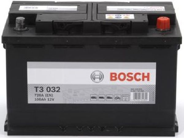 Starter battery Bosch 12V/100Ah/720A LxWxH 313x175x205mm/S: 0