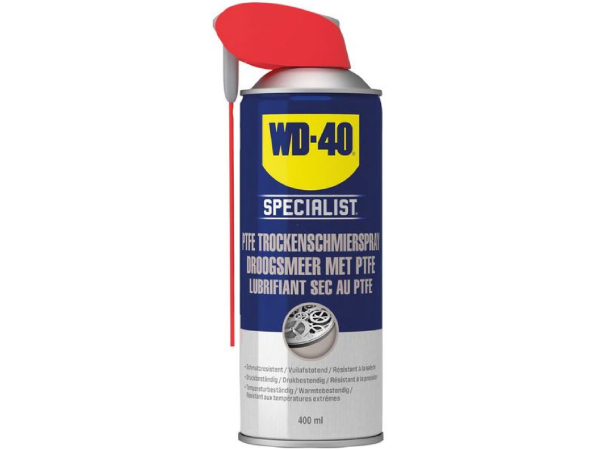 Especificaciones. Spray lubricante seco PTFE 400ml con Smart Straw