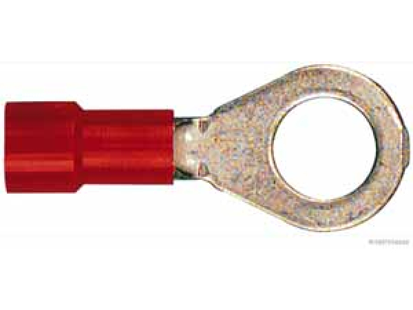 Ringkabelschuhe rot VPE 100 0,5 - 1,0mm² / Ø 6,5mm