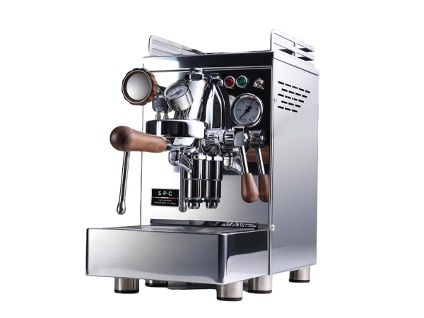 Espresso machine Bari Inox walnut