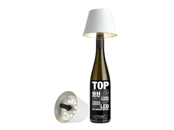 Sompex Top Lampe Tischlampe Weiss