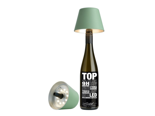Sompex Top Lamp Lámpara de mesa verde oliva