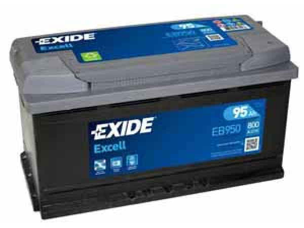 Excell 12V/95Ah/800A LxWxH 353x175x190mm/B13/S: 0