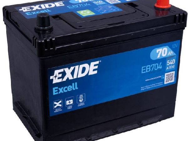 Excell 12V/70Ah/540A LxWxH 270x173x222mm/B9/S: 0
