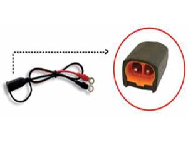 Cable de conexión de la batería (terminal de cable de anillo), enchufe naranja