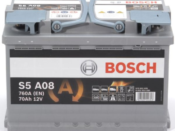 Batería AGM Bosch 12V/70Ah/760A L x An x Al 278x175x190mm/S: 0