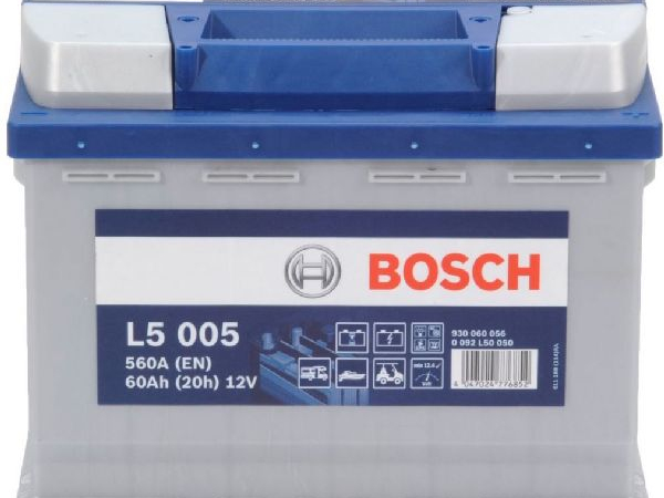 Versorgungsbatterie Bosch12V/60Ah/560A LxBxH242x175x190mm/S:0