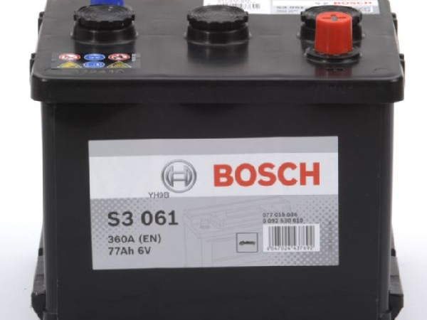 Starterbatterie Bosch 6V/77Ah/360A LxBxH 216x170x191mm/S:0