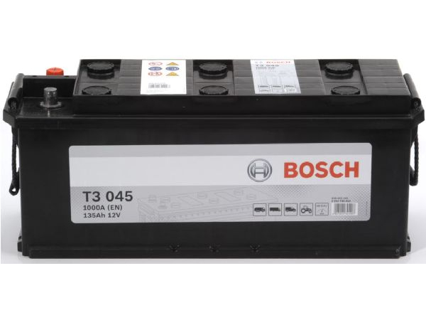 Starter battery Bosch 12V/135Ah/1000A LxWxH 514x175x210mm/S: 3