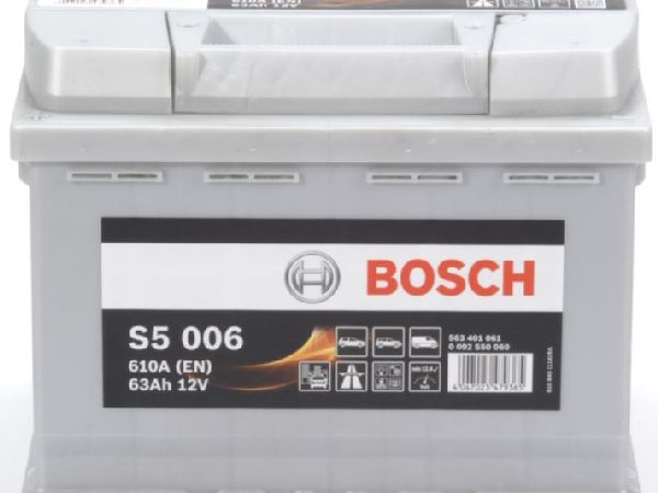 Starterbatterie Bosch 12V/63Ah/610A LxBxH 242x175x190mm/S:1