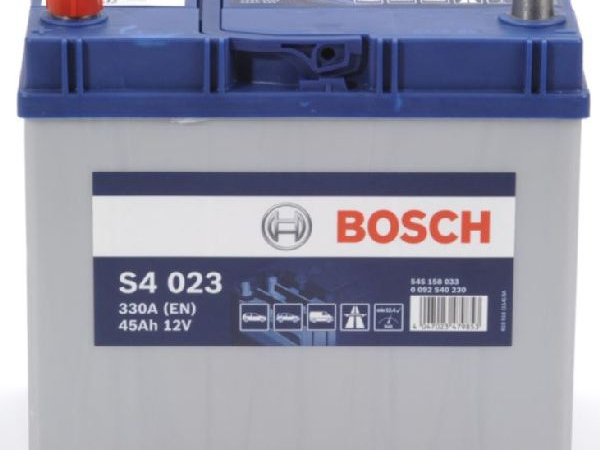 Starter battery Bosch 12V/45Ah/330A LxWxH 238x129x227mm/S: 1