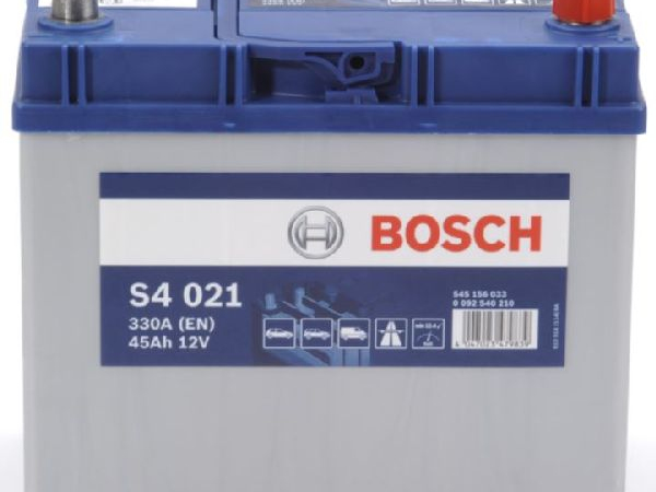 Starter battery Bosch 12V/45Ah/330A LxWxH 238x129x227mm/S: 0