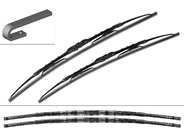 Wiper blade pair standard 530/530mm