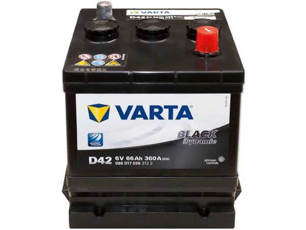 Starterbatterie Varta 6V/66Ah/360A LxBxH 178x175x188mm/S:0