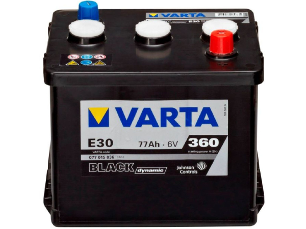 Starterbatterie Varta 6V/77Ah/360A LxBxH 216x170x191mm/S:0