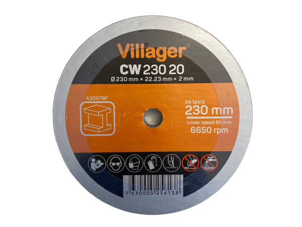 Villager Cutting disc for metal 230*2.0 mm, 10Stk Trennscheibe
