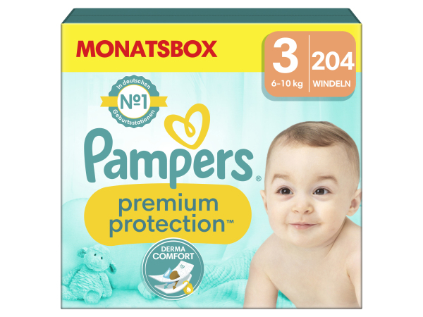 Pampers Premium Protection Gr.3 Midi 6-10kg Mona Windeln