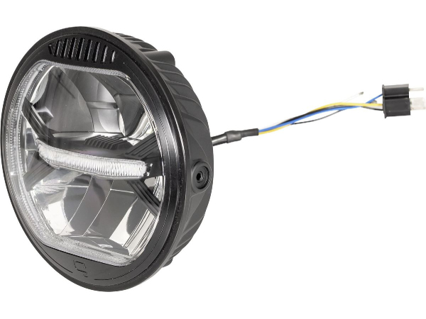 LED-Hauptscheinwerfer Nino 178mm, schwarz