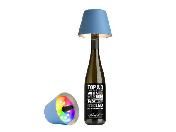Sompex Top Lampe 2.0 blau Tischlampe