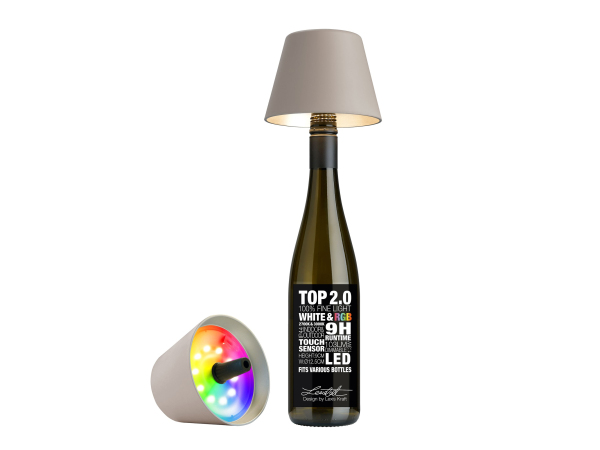 Sompex Top Lampe 2.0 beige Tischlampe