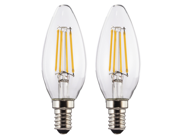 Xavax LED-Filament, E14, 470lm ersetzt 40W, Ke Leuchtmittel
