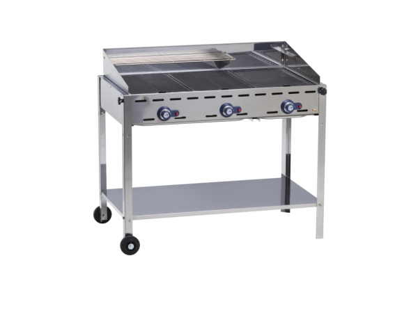 Standgrill Gas Green Fire 3 Brenner