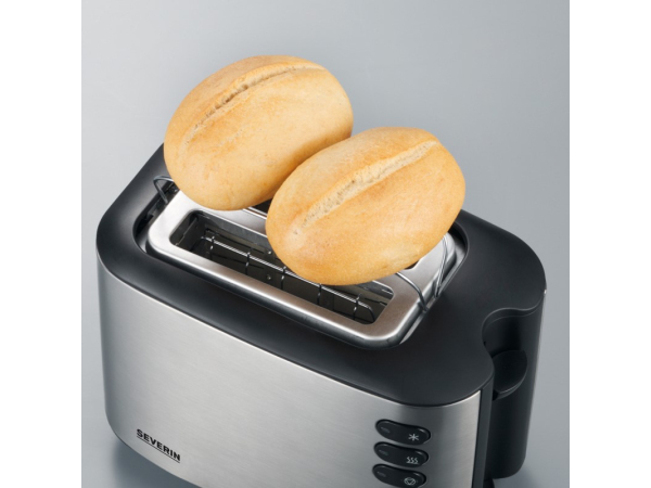 Toaster 2 Scheiben AT2514 edelstahl/schwarz