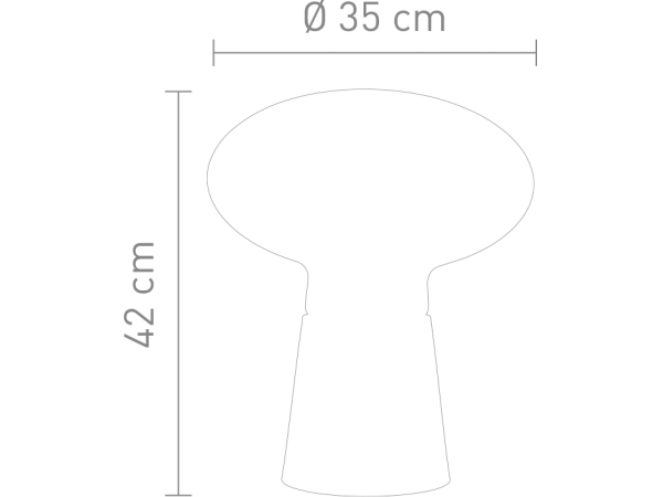 VilleroyBoch BILBAO 42cm Tischlampe