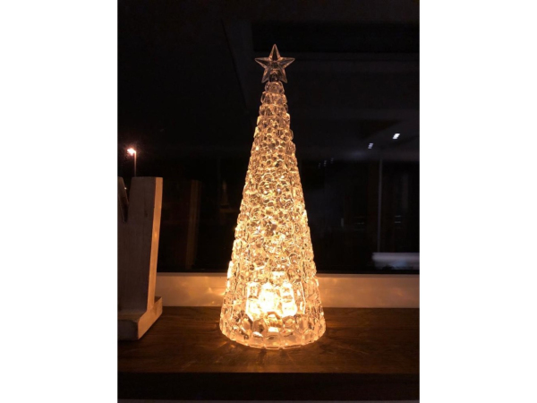 Tischleuchte LED Weihnachtsbaum Tanne Glamor 33cm