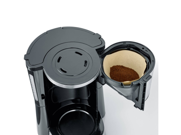 Cafetera de filtro KA4826 TypeSwitchTimer acero inoxidable/negro