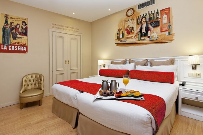 Erleben Sie 4 Tage zu zweit im Hotel Mayorazgo in Madrid